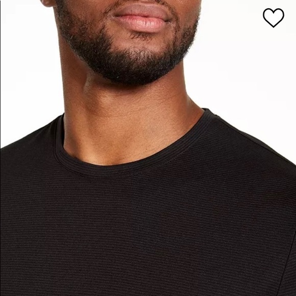 Men’s Stretch Ribbed Short Sleeve T-Shirt Created For Macy’s - Picture 4 of 9